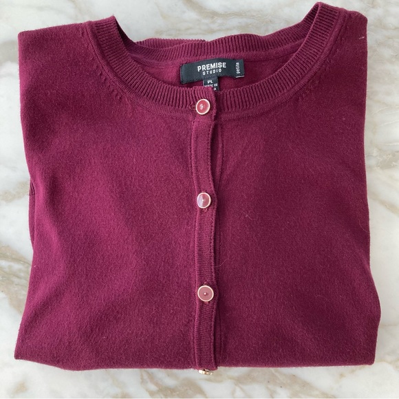 Rayon nylon blend cardigan Premise Studio/Nordstrom. Office professional style. - Picture 13 of 13